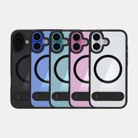 Accezz Coque arrière Hold avec MagSafe Apple iPhone 16 - Black