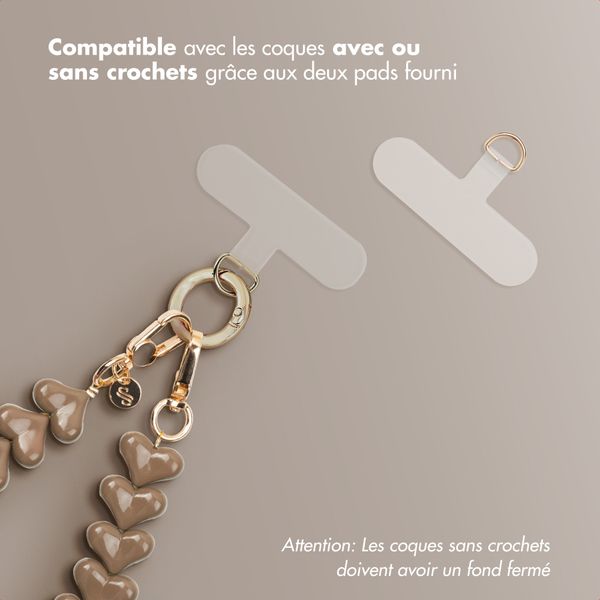 Selencia Lova Dragonne Cœur - Mocha Brown
