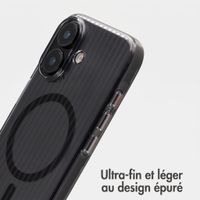 Accezz Coque arrière Lite avec MagSafe | Fluted | Apple iPhone 17 - Noir