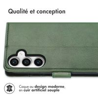 imoshion Étui de télephone portefeuille de luxe Samsung Galaxy S23 FE - Vert