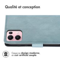 imoshion Étui de télephone portefeuille de luxe Oppo Reno 13 Pro - Bleu clair