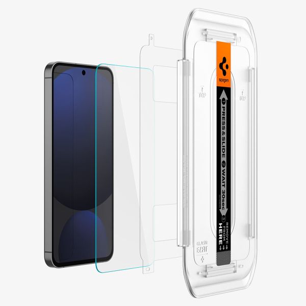 Spigen Protection d'écran en verre trempé GLAStR Fit 2 Paquets + Applicator Samsung Galaxy S24 FE / A37 / A56