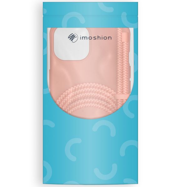 imoshion Coque de couleur avec cordon amovible Apple iPhone 13 - Peach