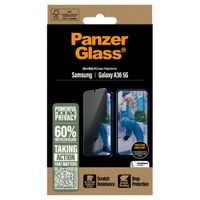 PanzerGlass Protection d'écran Privacy Ultra-Wide Fit Anti-bactérienne avec applicateur Samsung Galaxy A36