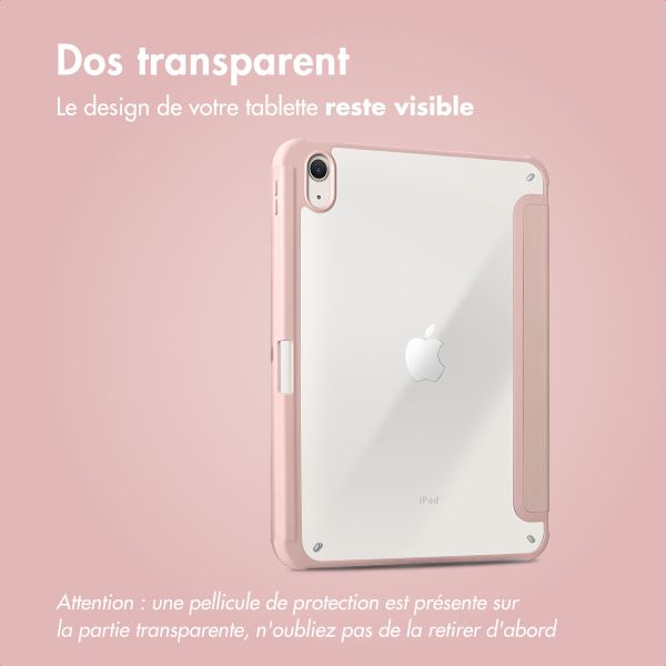 imoshion Coque tablette Origami Apple iPad 11 (2025) 11 pouces A16 / iPad 10 (2022) 10.9 pouces - Rose