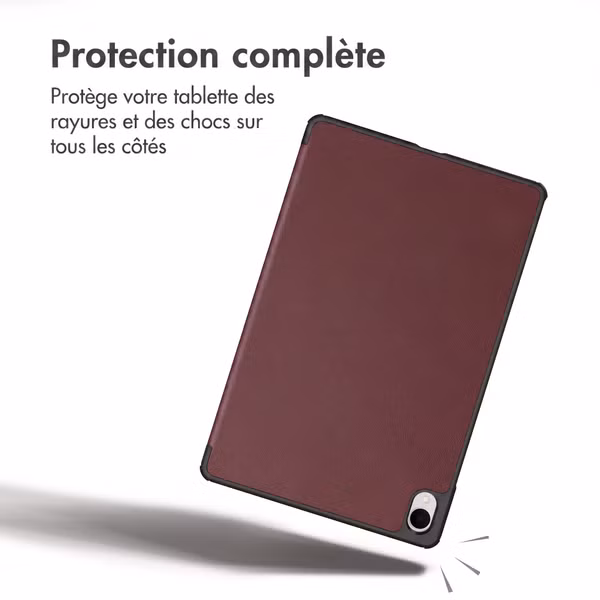 imoshion Coque tablette Trifold Samsung Galaxy Tab S11 - Bordeaux