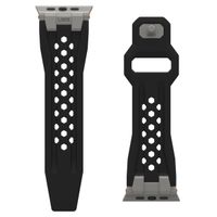 UAG Bracelet Monarch en silicone Apple Watch | 44/45/46/49 mm - Black Titanium