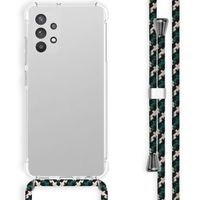 imoshion Coque arrière transparente avec cordon Samsung Galaxy A32 (4G) - Green Multi Color