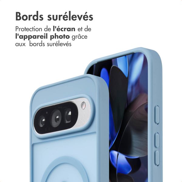 imoshion Coque Color Guard avec MagSafe Google Pixel 9 / 9 Pro / 10 / 10 Pro - Bleu clair