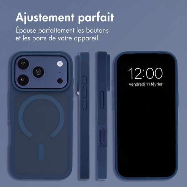 imoshion Coque Color Guard avec MagSafe Apple iPhone 18 Pro Max / 17 Pro Max - Bleu foncé