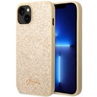 Guess Coque Glitter Flakes Apple iPhone 14 - Doré