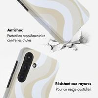 Selencia Coque arrière Vivid Samsung Galaxy S25 FE - Desert Waves Beige