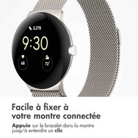 imoshion Bracelet magnétique milanais Google Pixel Watch 3 / 4 (45 mm) - Starlight