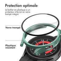 imoshion Coque rigide à couverture complète Samsung Galaxy Watch 5 - 44 mm - Vert foncé