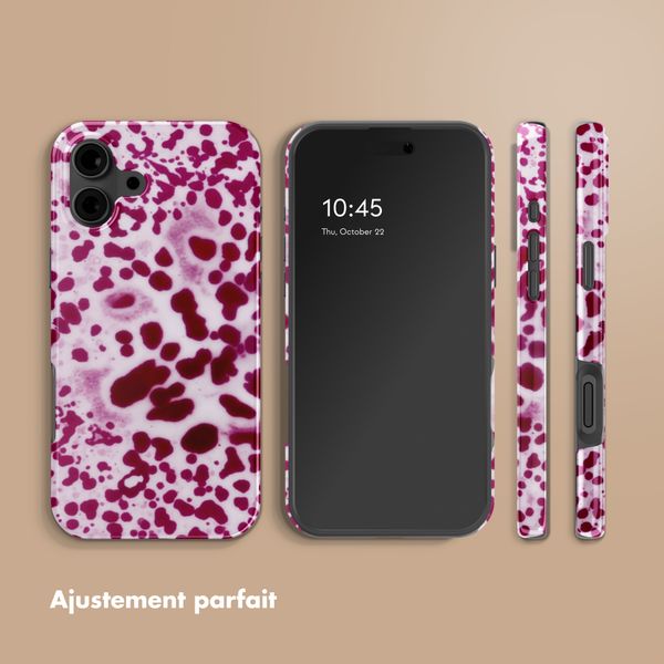 Selencia Coque arrière Vivid avec MagSafe Apple iPhone 16 - Cosmic Orchid