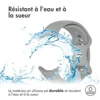 imoshion Bracelet en silicone⁺ Google Pixel Watch / Watch 2 / Watch 3 / Watch 4 (41 mm) - Taille L - Gris