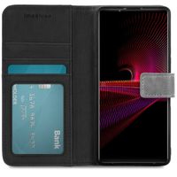imoshion Étui de télephone portefeuille de luxe Sony Xperia 1 III - Gris