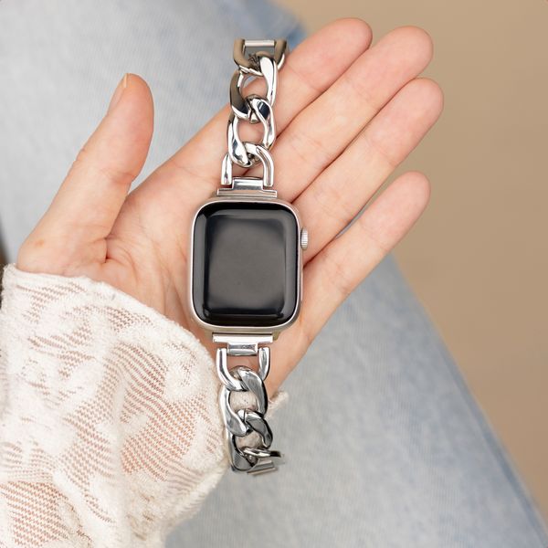Selencia Bracelet Chain Apple Watch | 38/40/41/42 mm - Argent