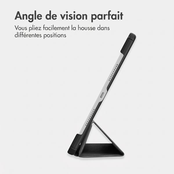 imoshion Coque tablette Trifold Apple iPad Air 11 pouces (2026) M4 / (2025) M3 / (2024) M2 / Air 5 (2022) / Air 4 (2020) - Noir