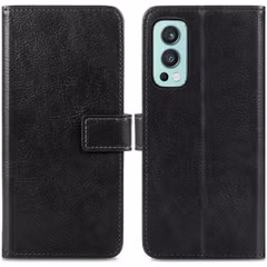 imoshion Étui de télephone portefeuille de luxe OnePlus Nord 2 - Noir