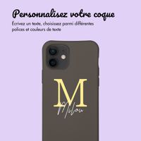 Coque Color MagSafe avec cordon amovible et photo et/ou texte personnalisés Apple iPhone 12 (Pro) - Lettre