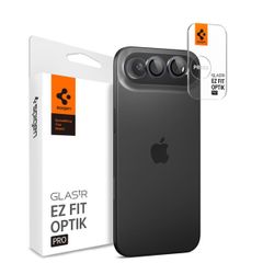 Spigen Optik Pro EZ Fit Lens Protector - Protection d'objectif de caméra (lot de 2) Apple iPhone Air - Crystal Gray