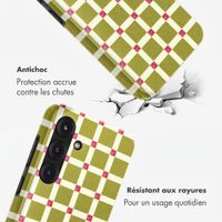 Selencia Coque arrière Vivid Samsung Galaxy S25 - Check This Olive