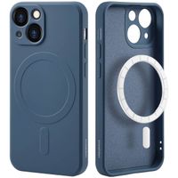 imoshion Coque Couleur avec MagSafe Apple iPhone 13 Mini - Bleu foncé