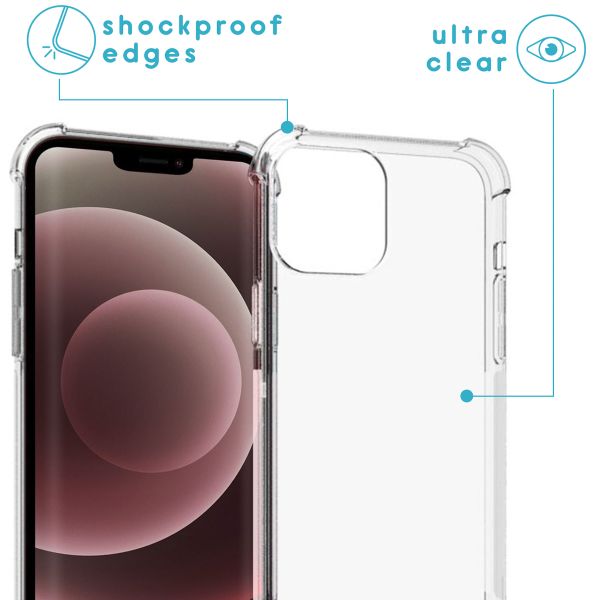 imoshion Coque arrière transparente avec cordon Apple iPhone 13 Pro Max - Noir