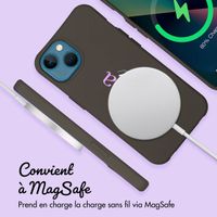 Coque Color MagSafe avec cordon amovible et photo et/ou texte personnalisés Apple iPhone 13 - Nom
