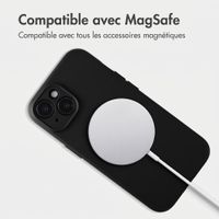 Accezz Coque Grip avec MagSafe Apple iPhone 15 - Noir