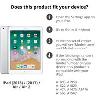 Selencia Protection d'écran Duo Pack Apple iPad 6 (2018) 9.7 pouces / iPad 5 (2017) 9.7 pouces / Air 2 (2014)/Air 1 (2013)