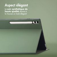 Accezz Coque tablette Classic Samsung Galaxy Tab S10 Plus / Tab S9 FE Plus / Tab S9 Plus - Vert