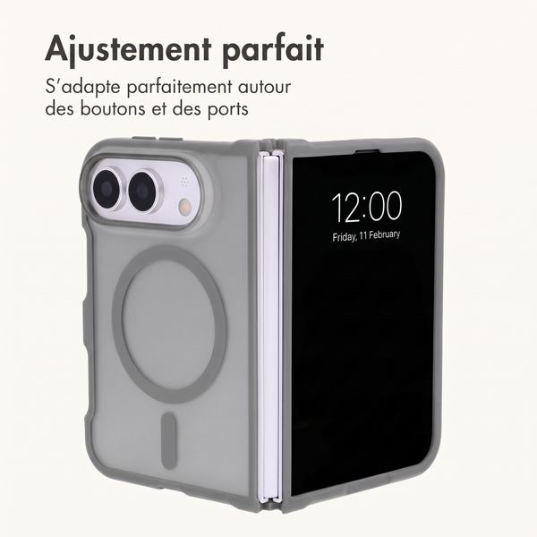 imoshion Coque Color Guard avec MagSafe Apple iPhone Duo - Gris