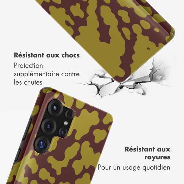 Selencia Coque arrière Vivid Samsung Galaxy S25 Ultra - Moo'd Olive Dust