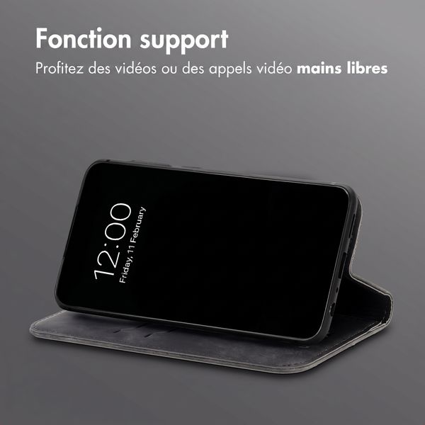 imoshion Étui de téléphone portefeuille Slim Xiaomi Redmi Note 17 Pro Max - Noir