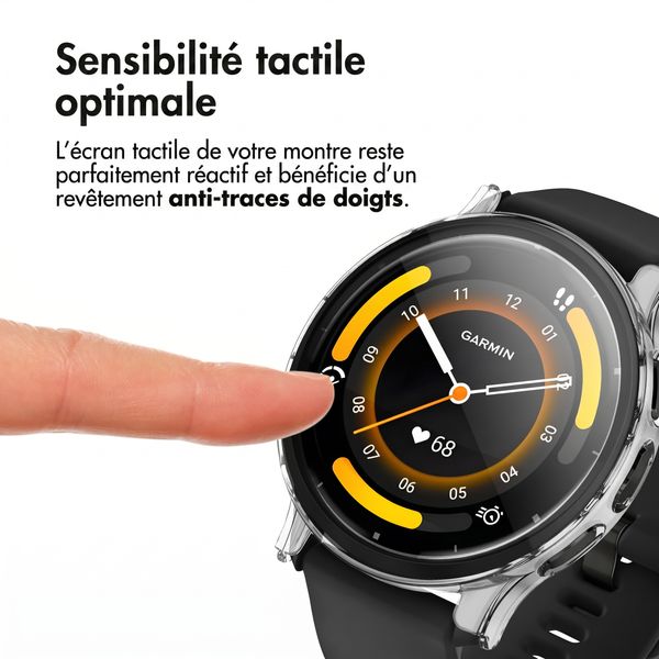 imoshion Coque rigide à couverture complète Garmin Venu 3 - Transparent