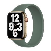 Apple Bracelet Boucle unique en Silicone Apple Watch | 38/40/41/42 mm - Taille 4 - Eucalyptus