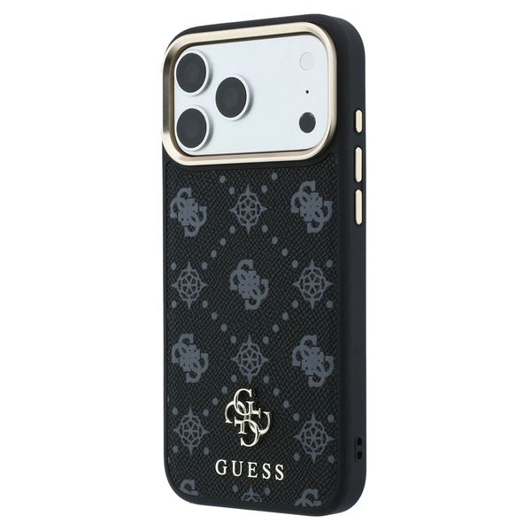 Guess Coque 4G Metal Logo MagSafe Apple iPhone 18 Pro / 17 Pro - Black