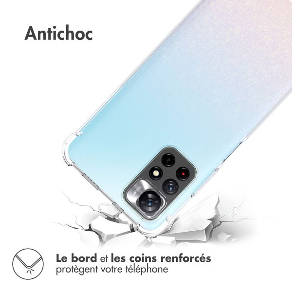 imoshion Shockproof Case Xiaomi Redmi Note 11 (4G) / Note 11S (4G) - Transparent