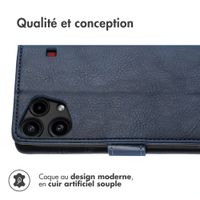 imoshion Étui de télephone portefeuille de luxe Nothing Phone (3a) Lite - Bleu foncé