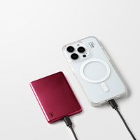iDeal of Sweden MagSafe Powerbank Slim 5.000 mAh - Batterie externe sans fil - Fine Wine
