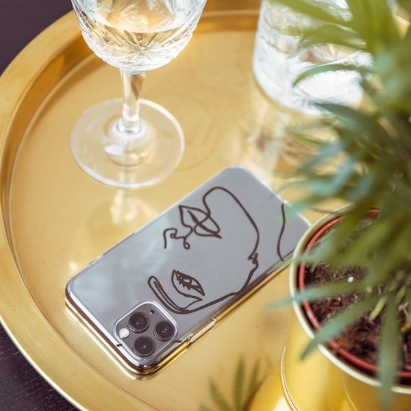 imoshion Coque Design Samsung Galaxy S20 - Line Art Woman Black