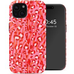 Selencia Coque arrière Vivid avec MagSafe Apple iPhone 15 - Wild Spots Lipstick