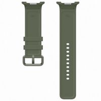 Samsung Bracelet Sport original Samsung Galaxy Watch 9 (40/44mm) / Watch 8 (40/44mm) / Classic (46mm) - Taille M/L - Olive