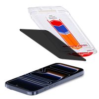 Accezz Protection d'écran en verre trempé avec filtre de confidentialité + Applicateur Apple iPhone 17 Pro