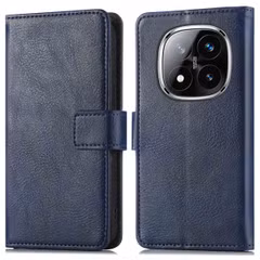 imoshion Étui de télephone portefeuille de luxe Xiaomi Redmi Note 14 Pro Plus (5G) - Bleu foncé