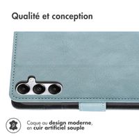 imoshion Étui de télephone portefeuille de luxe Samsung Galaxy A56 - Bleu clair
