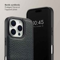 Selencia Coque de télephone Nova avec cordon et porte-cartes Apple iPhone 16 Pro - Noir
