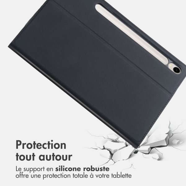 Accezz Coque tablette Classic Samsung Galaxy Tab S9 11.0 pouces / S10 Lite / S10 FE / S9 FE 10.9 pouces - Noir